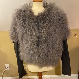 UGG Sekani Mongolian Sheepskin Convertible Jacket